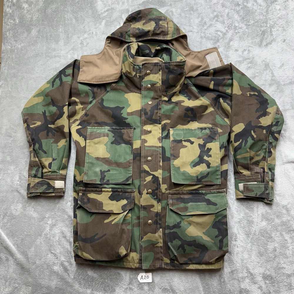 Vintage Columbia Hunting Jacket Camo Gore-TEX USA Size Men's Medium Fit Large